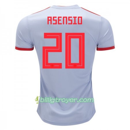 Billige Fotballdrakter Spania Asensio 20 VM 2018 Bortedraktsett